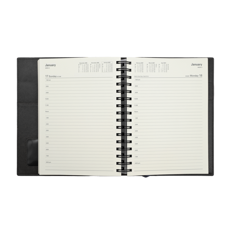 2026-2027 Financial Year Diary/Planner - 12 Month A5 Day to Page Diary - Soft Cover - Collins Vanessa Range