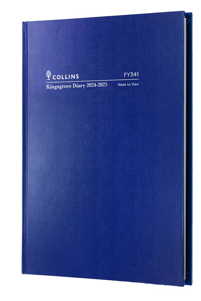 Kingsgrove - A4 Week-to-View 2024-2025 Financial Year Diary Planner- With appointments