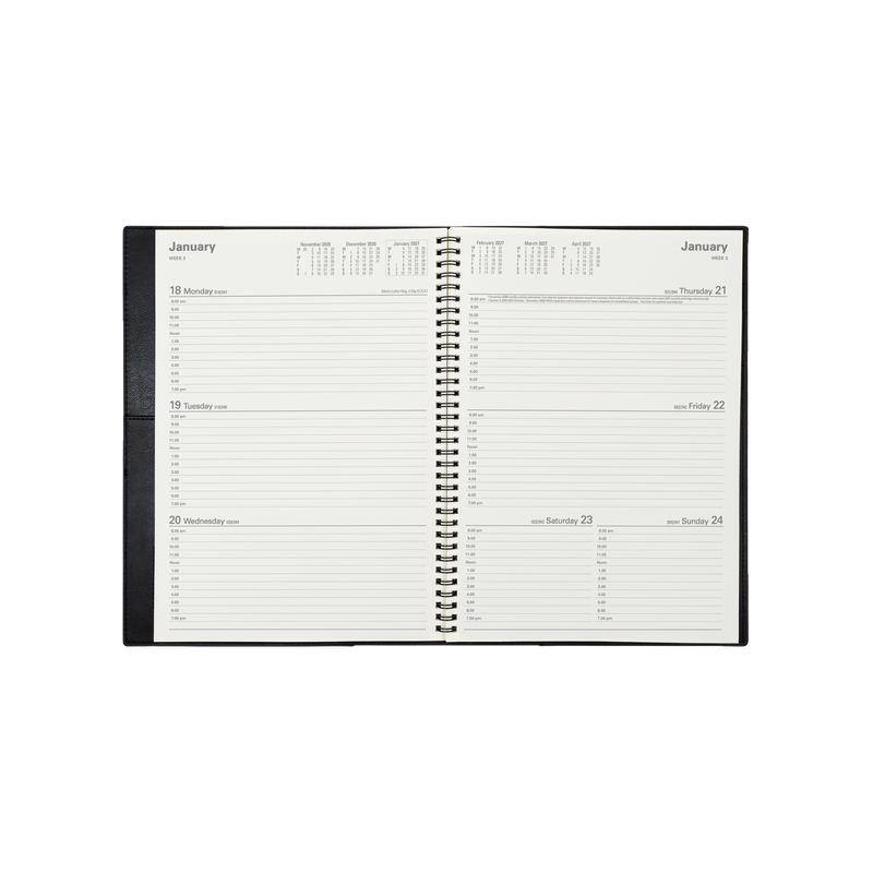 2026-2027 Financial Year Diary/Planner - 12 Month A4 Week to View Diary - Soft Cover - Collins Vanessa Range