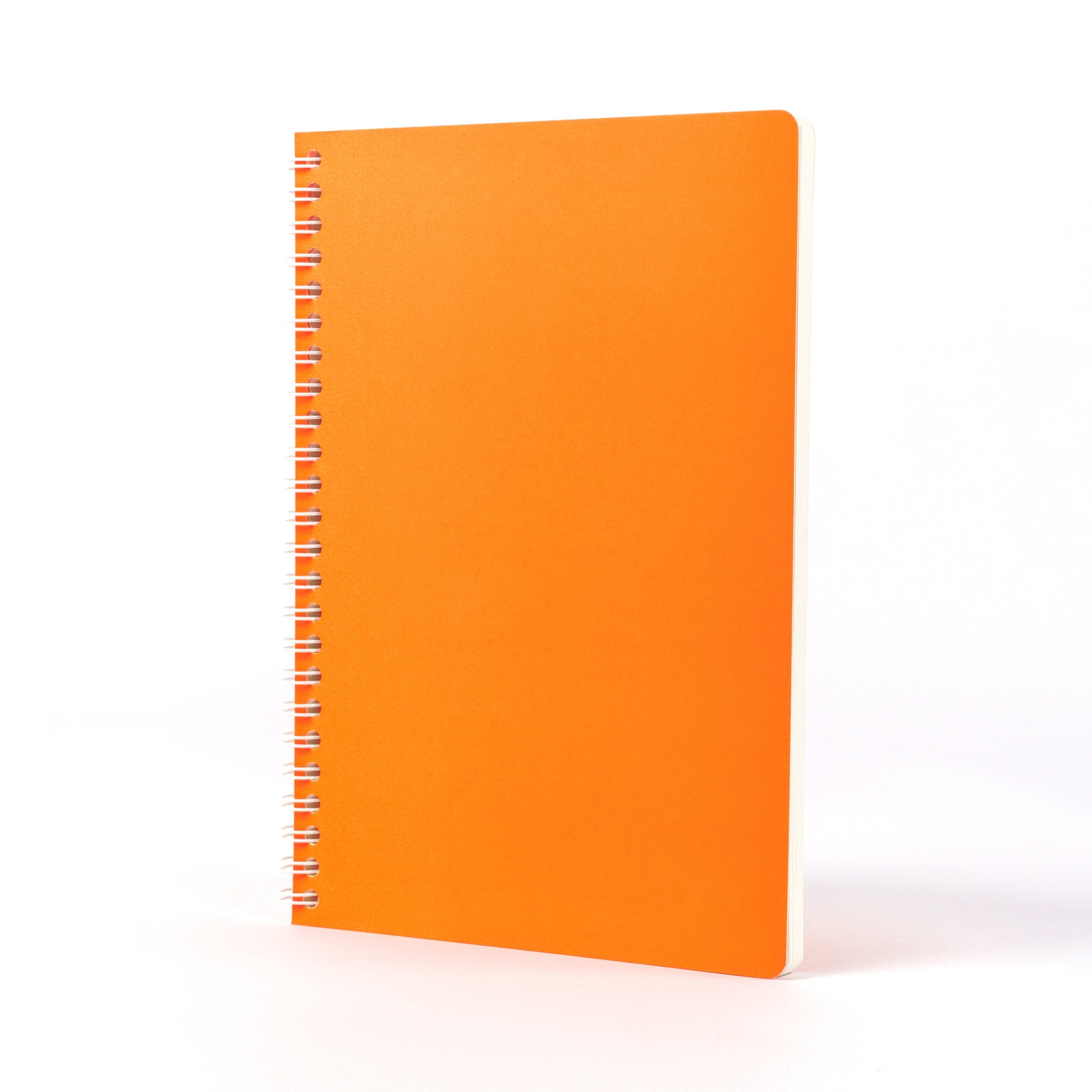 Convo Wiro Bound Ruled Notebook - Burned Out Orange