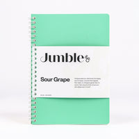 Convo Wiro Bound Ruled Notebook -Sour Grape Teal