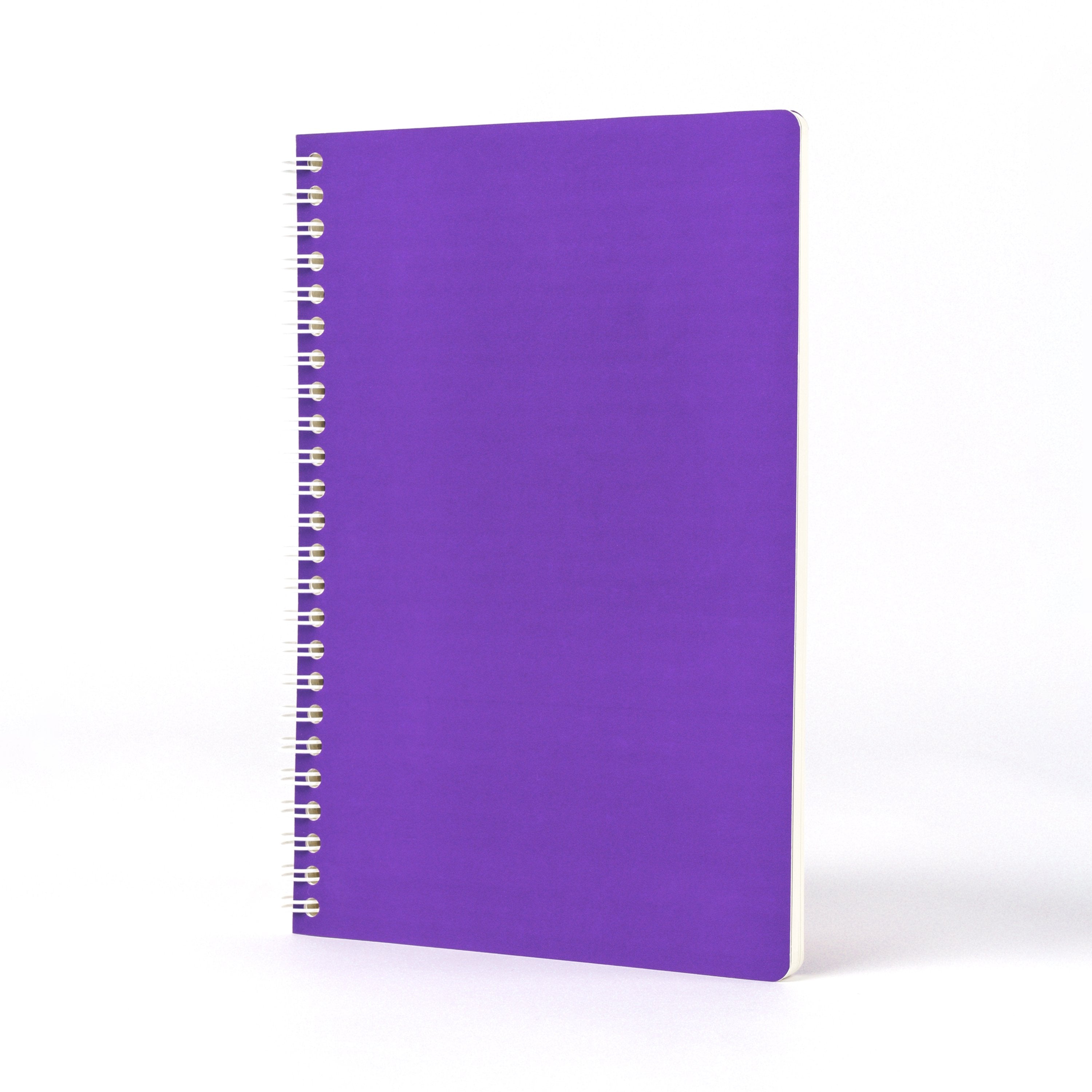 Convo Wiro Bound Ruled Notebook - Royal Mess Purple