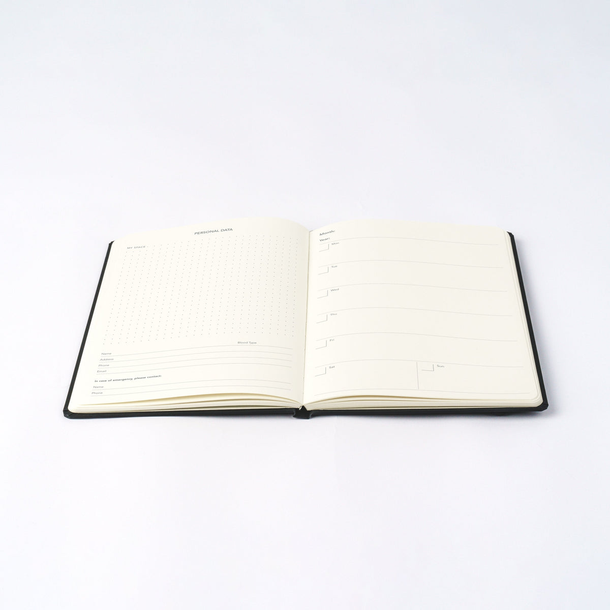 Moodler A5 Week to View Undated Diary