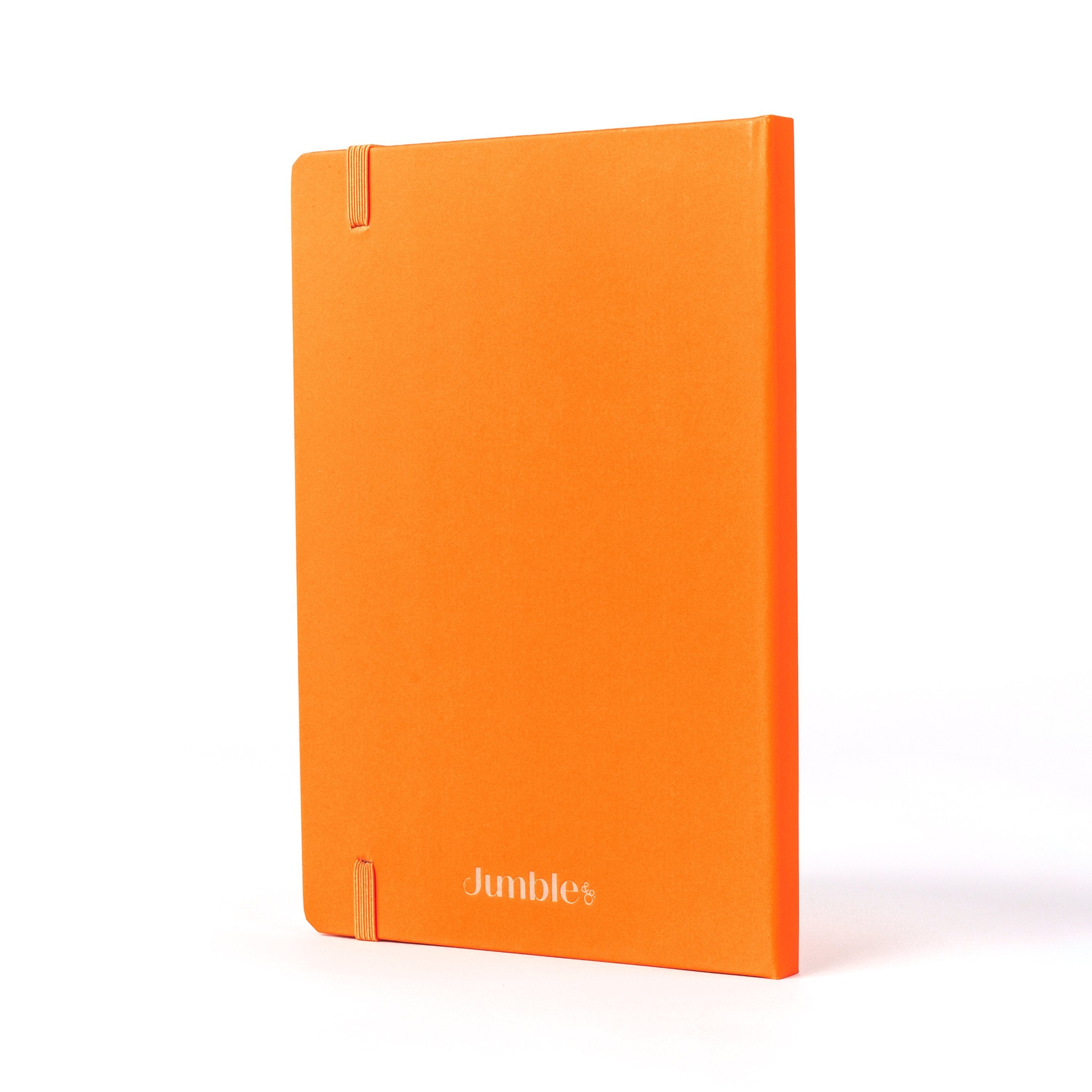 Moodler Ruled Notebook - Burned Out Orange