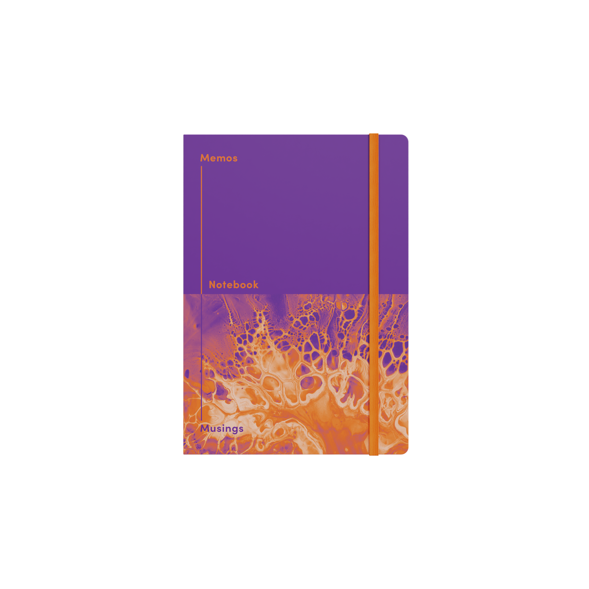 Jumble and Co. - Memos and Musings Notebook Split, A5 - Purple