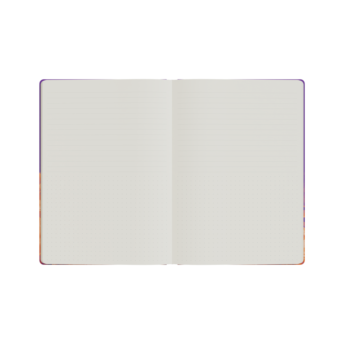 Jumble and Co. - Memos and Musings Notebook Split, A5 - Purple