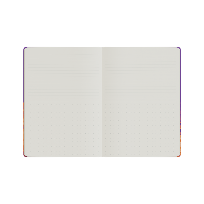 Jumble and Co. - Memos and Musings Notebook Split, A5 - Purple