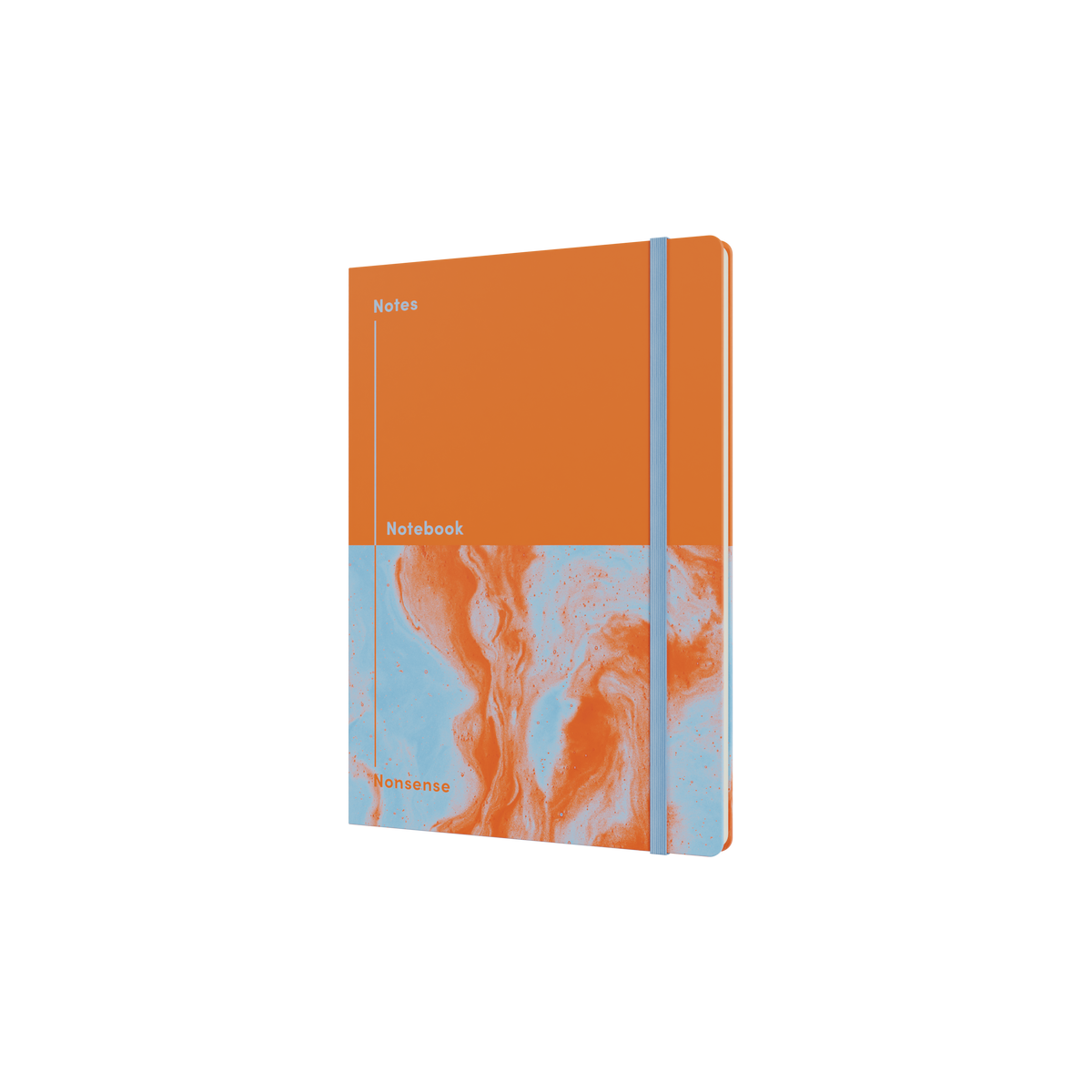 Jumble and Co. - Notes and Nonsense Notebook Split, A5 - Orange