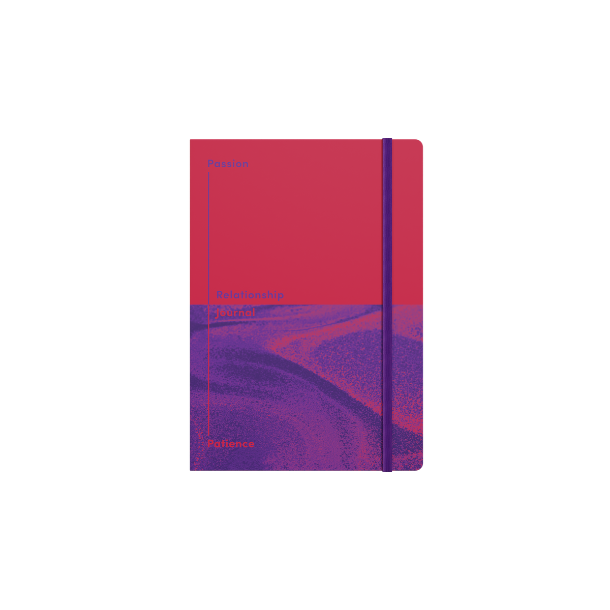 Jumble and Co. - Passion and Patience Relationship Journal, A5 - Red