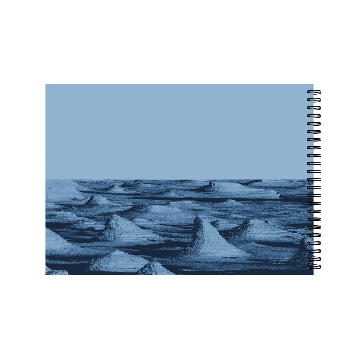 Jumble and Co. - Structure and Squiggles Sketch Pad, A3 - Blue