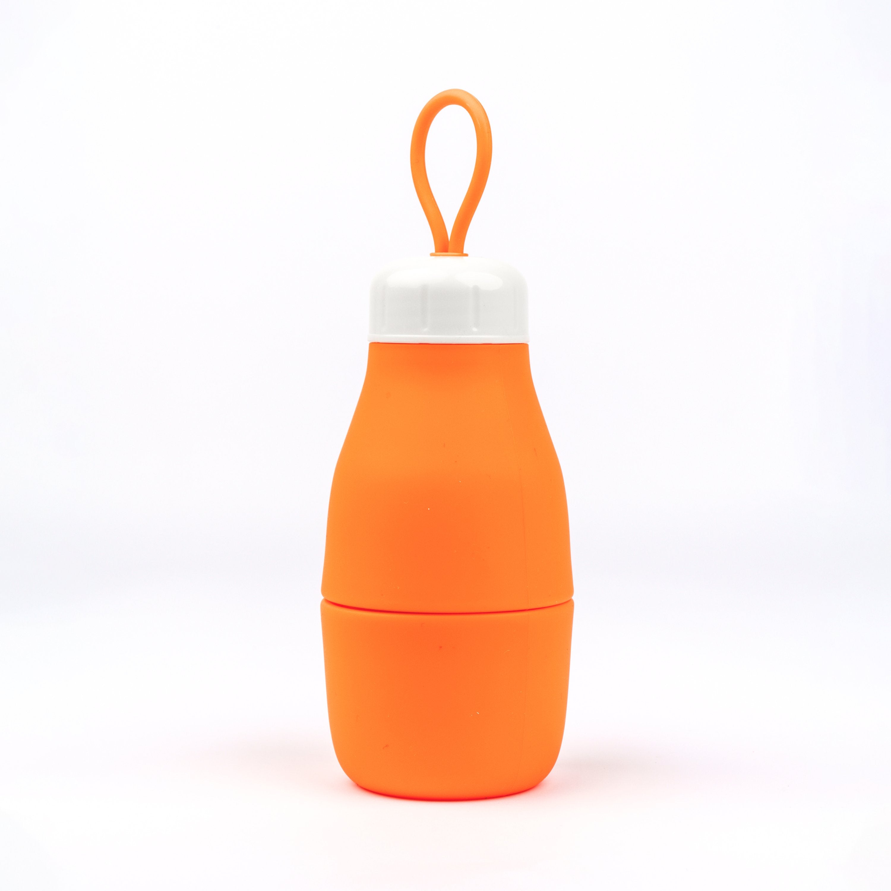 Whippy Collapsible Silicone Bottle 520ml - Burned Out Orange