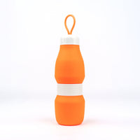 Whippy Collapsible Silicone Bottle 520ml - Burned Out Orange