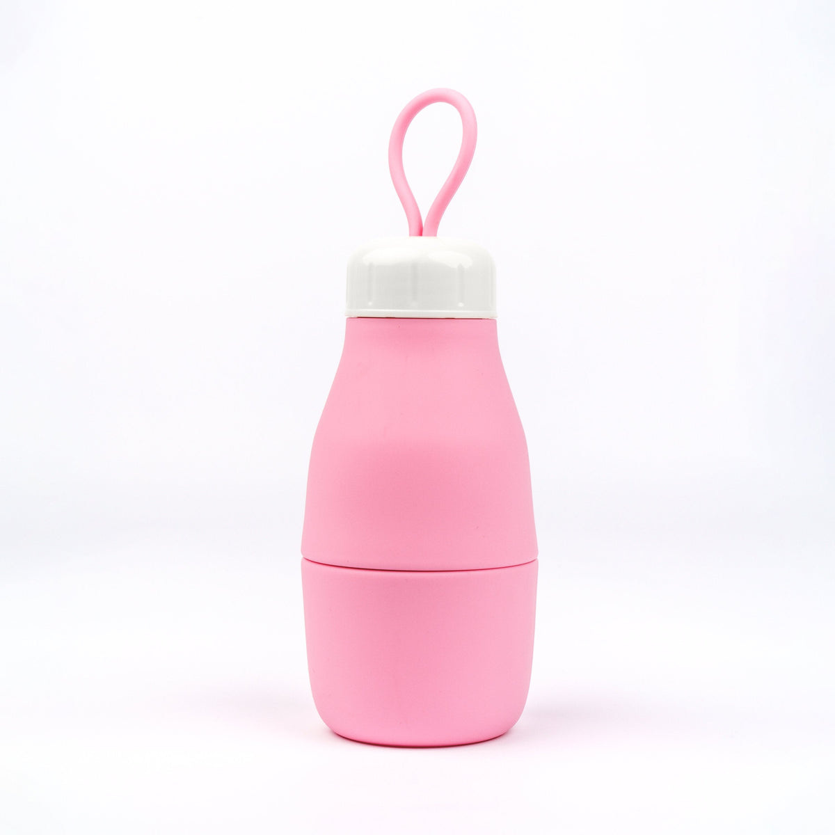Whippy Collapsible Silicone Bottle 520ml - Rose-Tined Pink