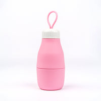 Whippy Collapsible Silicone Bottle 520ml - Rose-Tined Pink