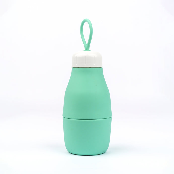 Whippy Collapsible Silicone Bottle 520ml - Sour Grape Teal