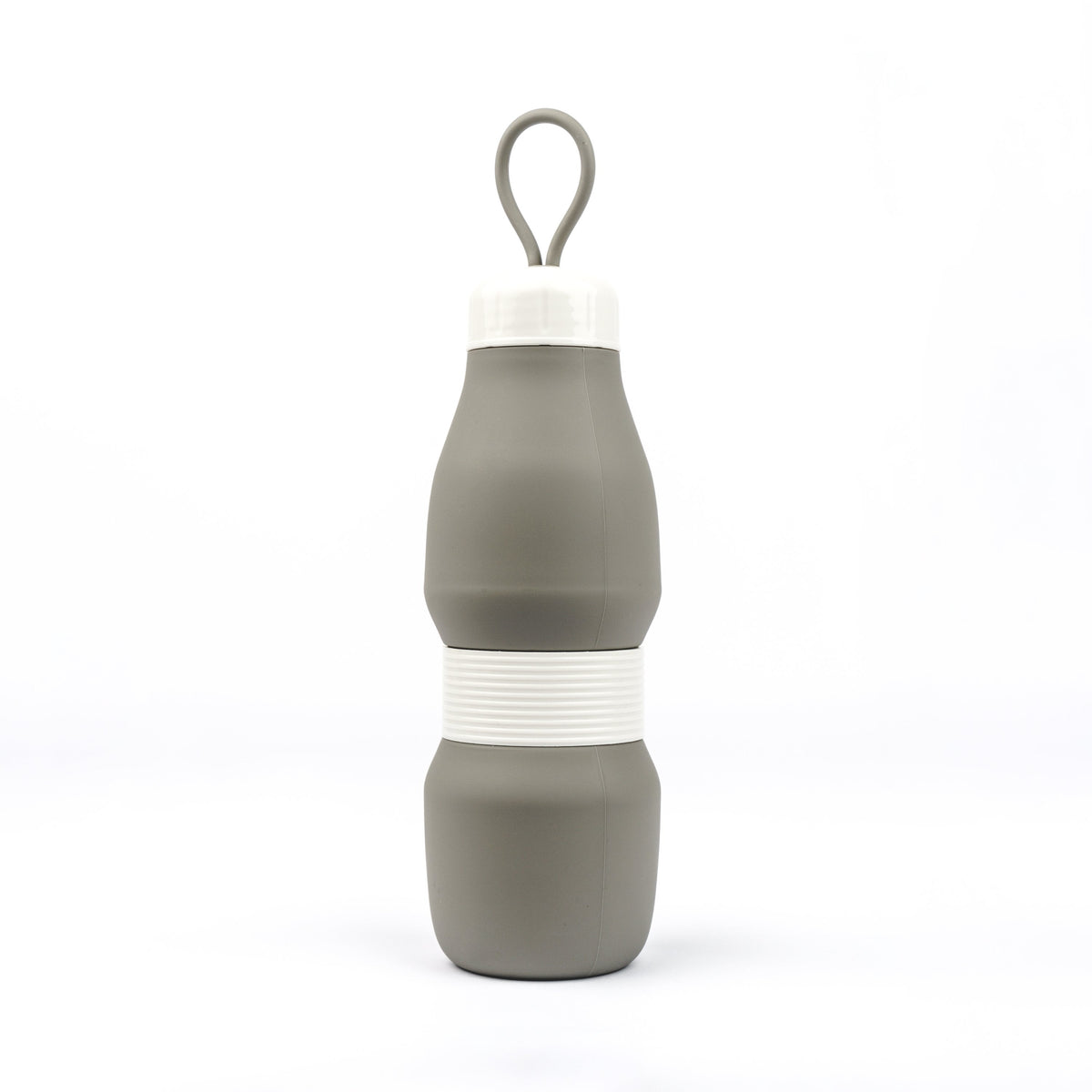 Whippy Collapsible Silicone Bottle 520ml - Grey Days Grey