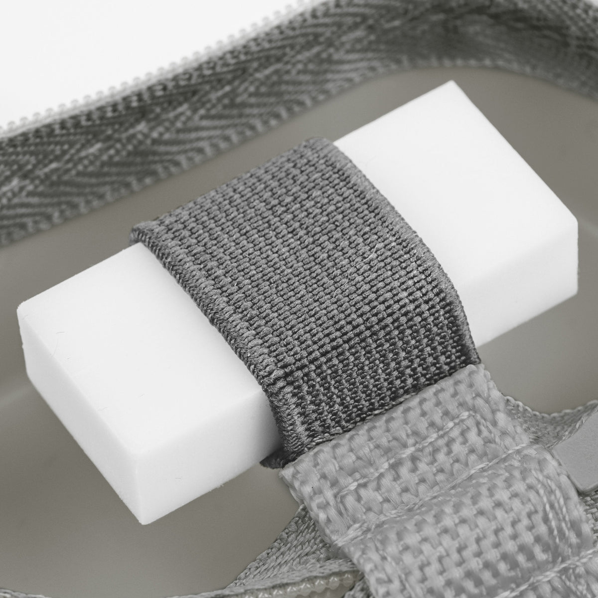 Whippy Expandable Silicone Pencil Case - Grey Days Grey