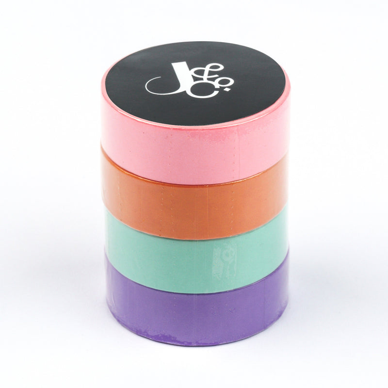 Yippee Stationery Washi Tape - Multi colour set of 4