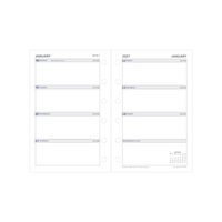 2027 Calendar Year Diary/Planner - 12 Month Pocket Week to View - Refill - Collins Day Planners Range
