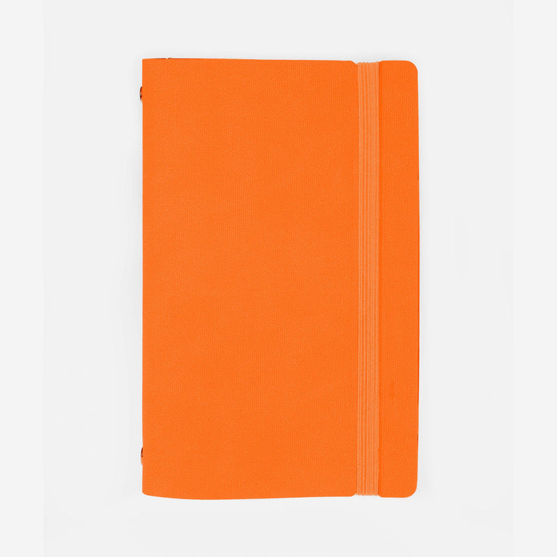 Lit Undated Week to View Organiser - Burned Out Orange