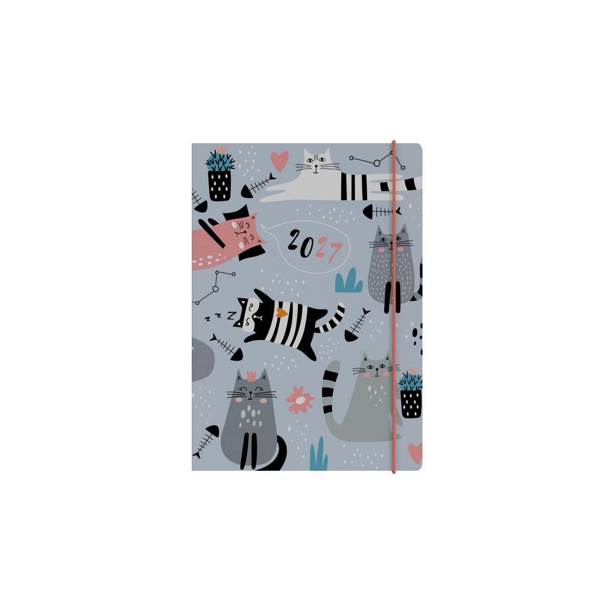 2027 Calendar Year Diary/Planner - 12 Month A5 Week to View - Soft Cover - Collins Maru Range