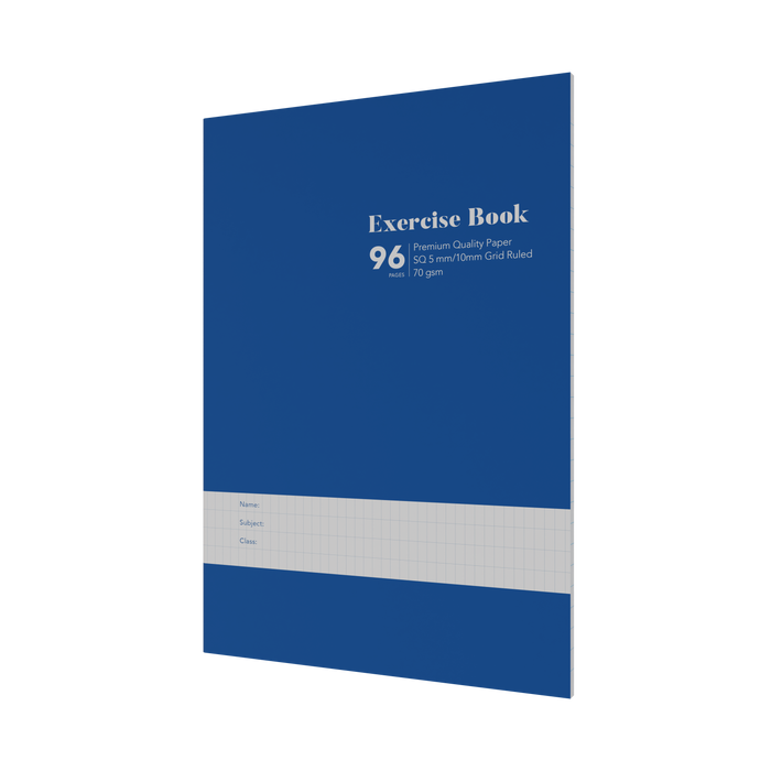 Collins School Essentials - Exercise Book, A4, Grid - Blue