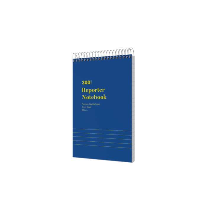 Collins School Essentials - Reporter Notebook, 200x127mm - Blue