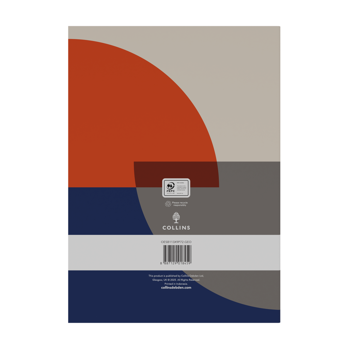 Collins School Essentials - Scrap Book, 335x240mm - Geo