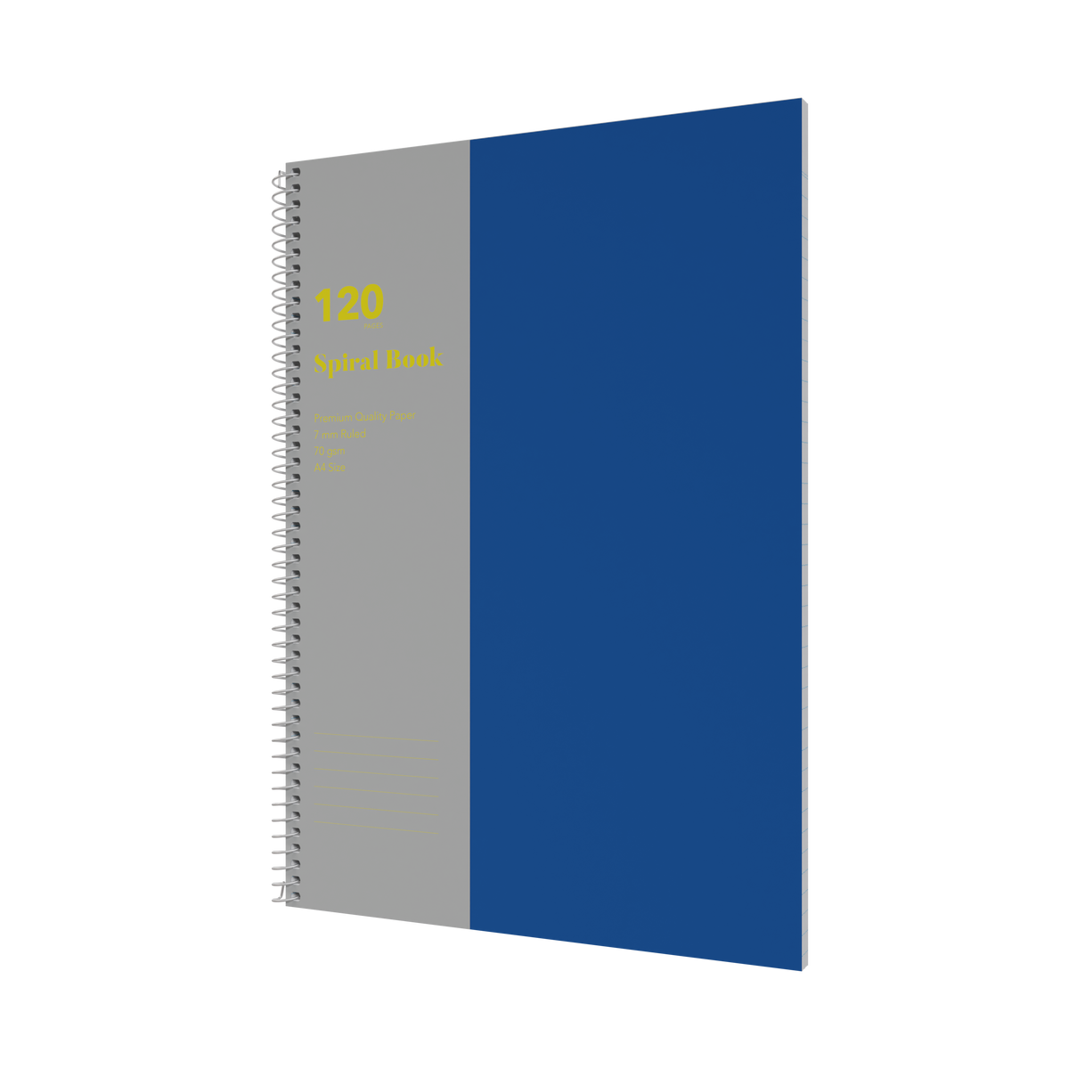 Collins School Essentials - Spiral Book, A4 - Blue