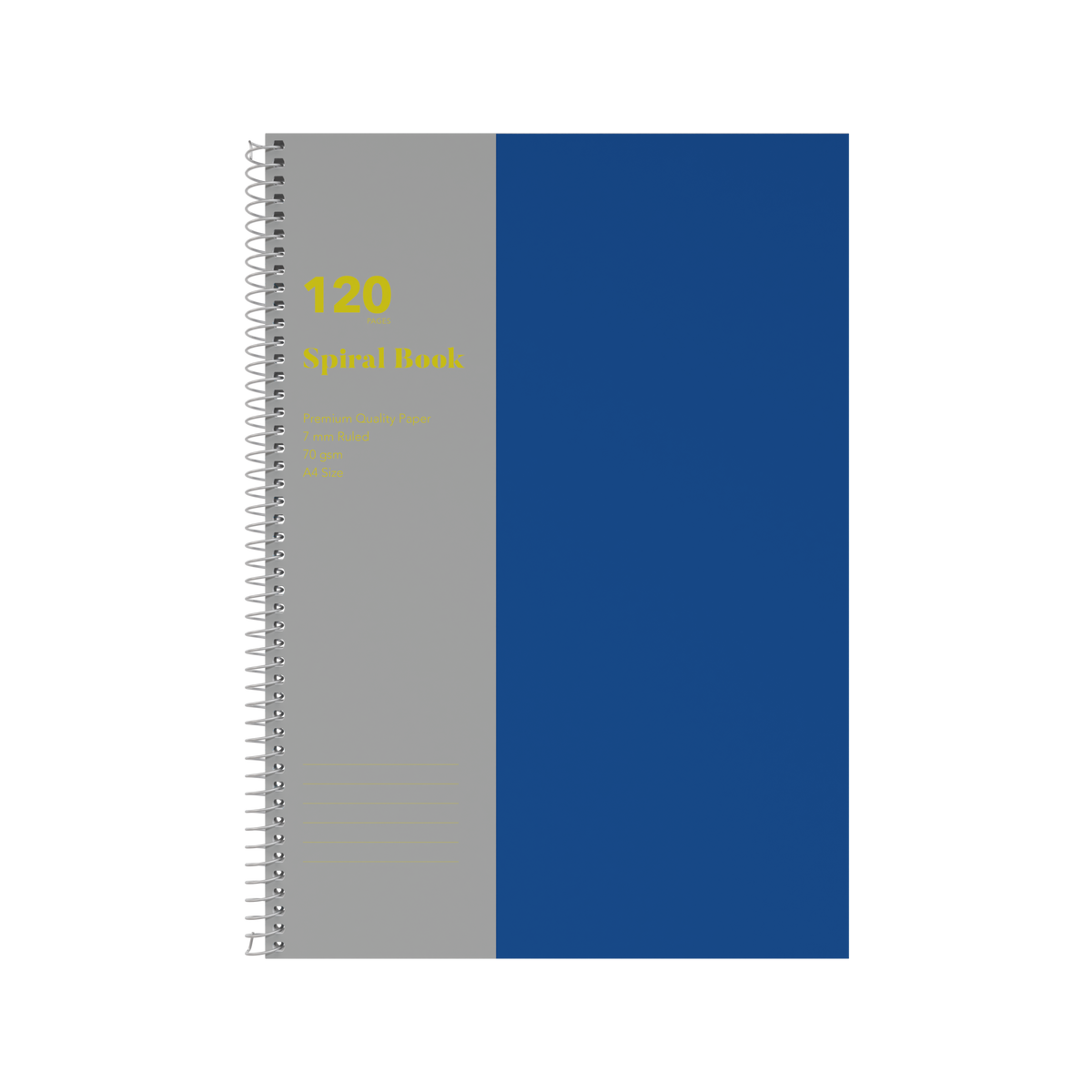 Collins School Essentials - Spiral Book, A4 - Blue