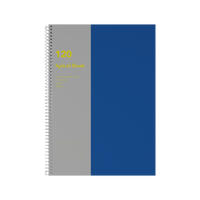 Collins School Essentials - Spiral Book, A4 - Blue