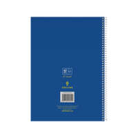Collins School Essentials - Spiral Book, A4 - Blue