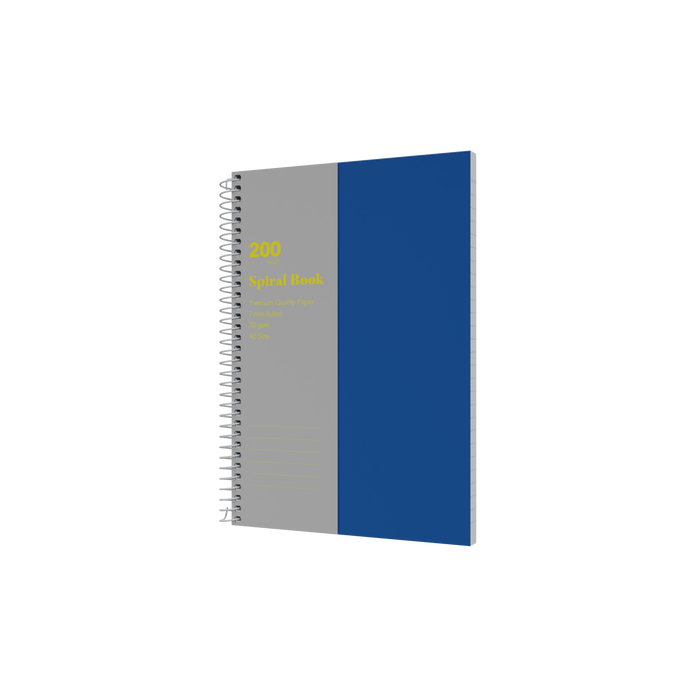 Collins School Essentials - Spiral Book, A5 - Blue