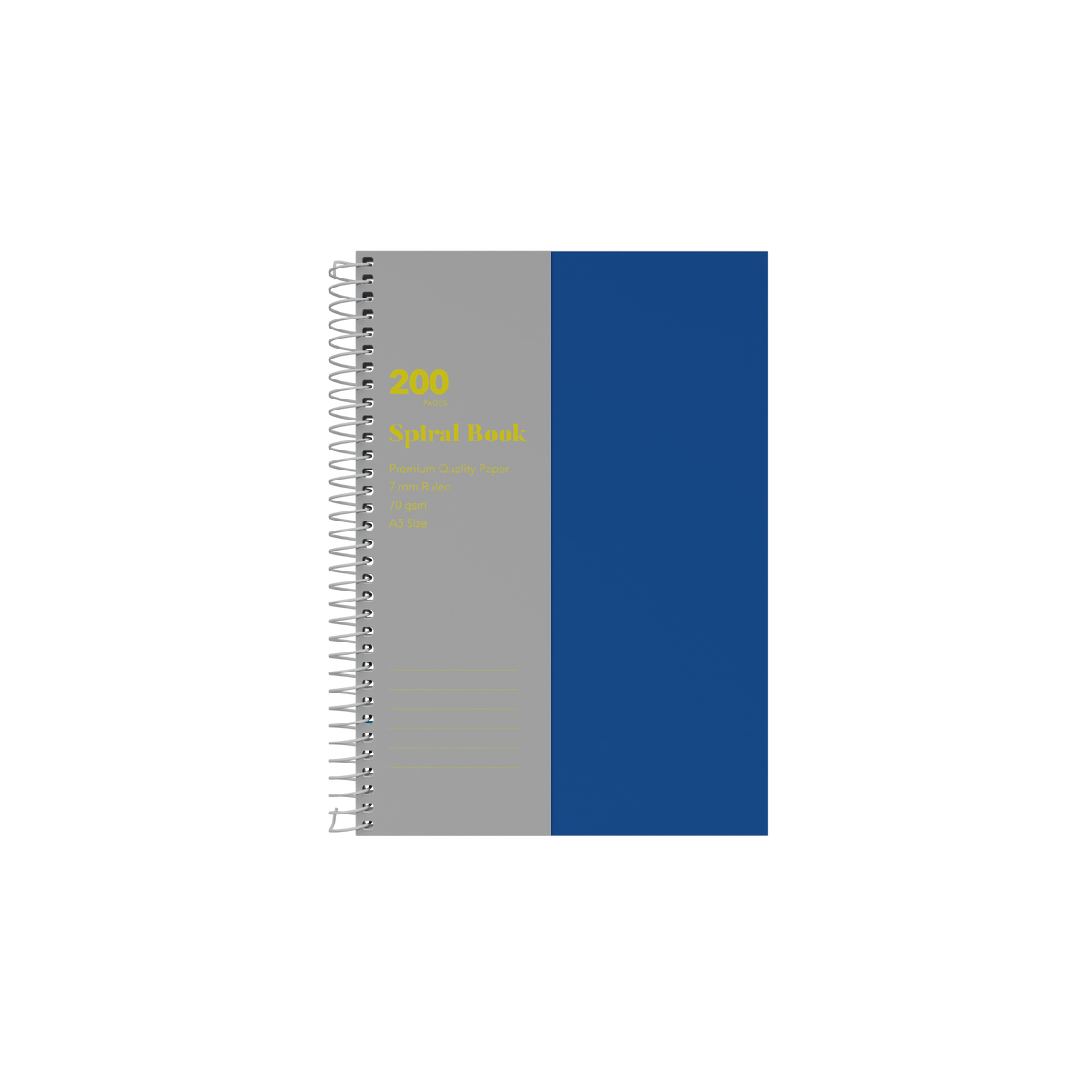 Collins School Essentials - Spiral Book, A5 - Blue