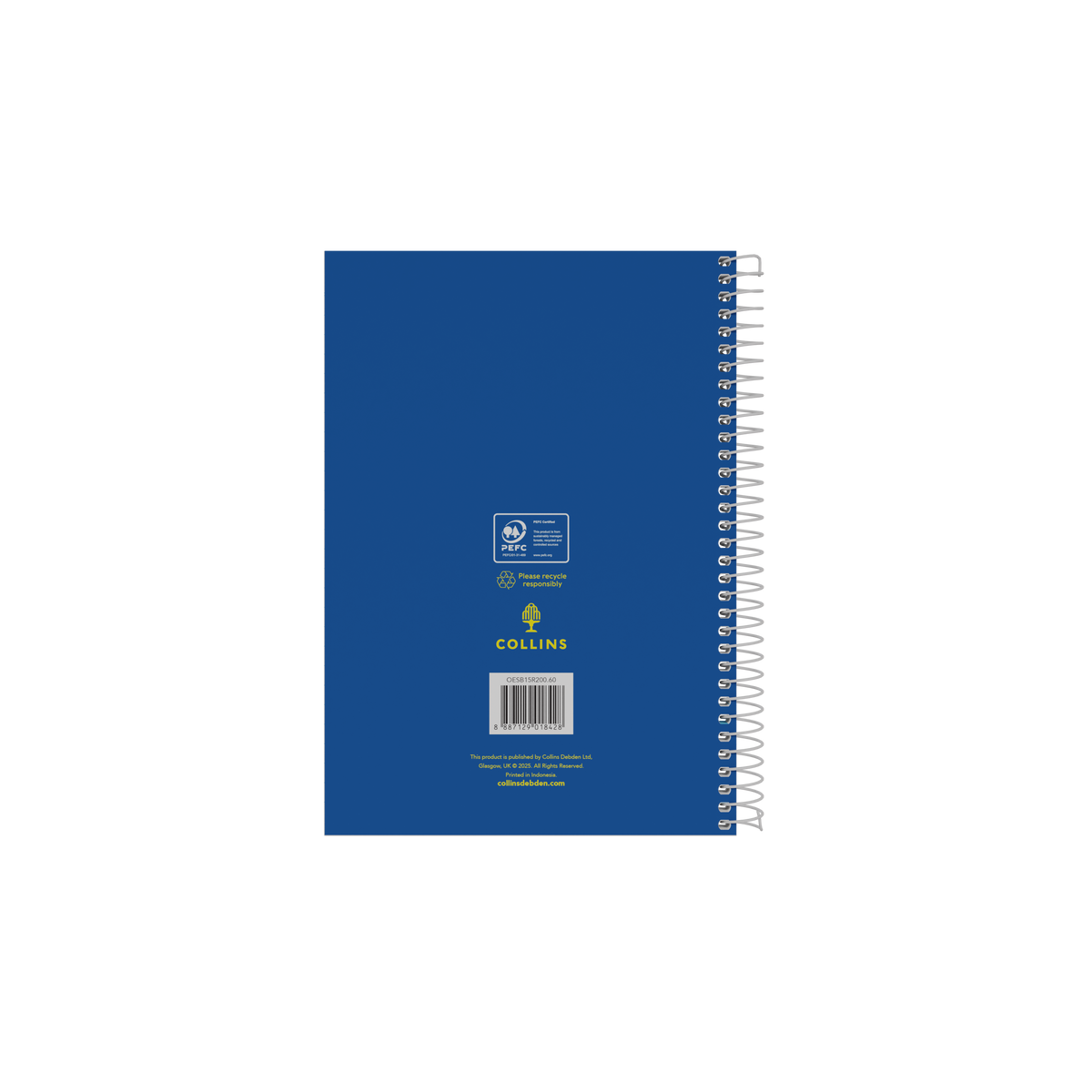 Collins School Essentials - Spiral Book, A5 - Blue
