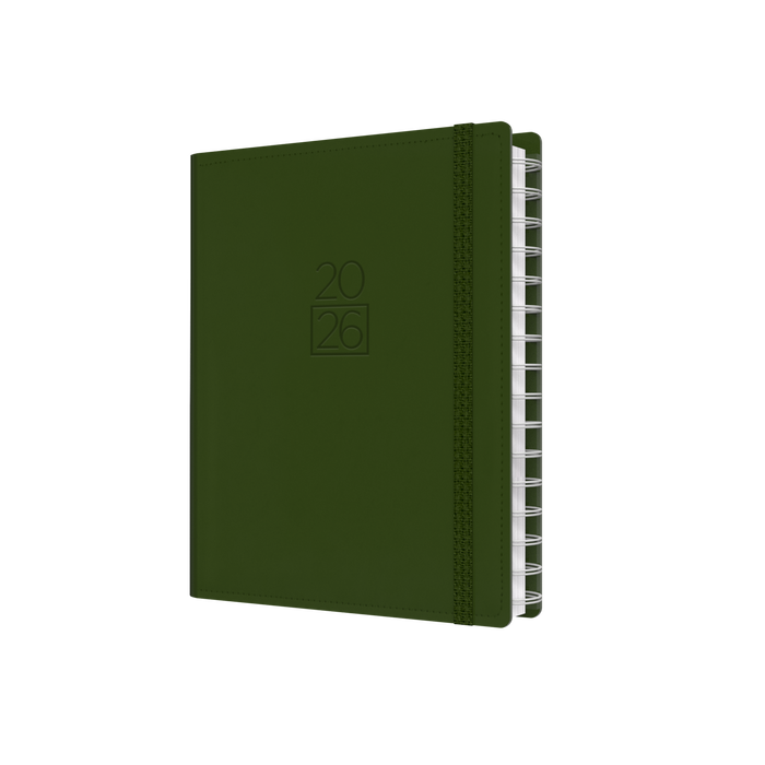 Plan + Note Pro Calendar Year 2026 Diary/Planner, Week to View with Notepad, A5 Soft Cover