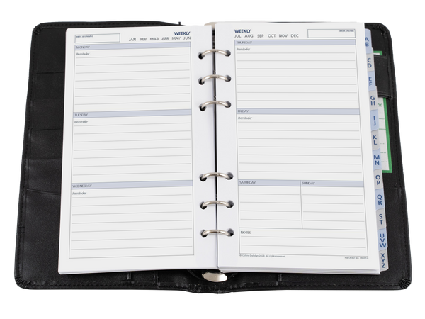 Collins DayPlanner Slim Organiser - Week to View (Undated) Default Title / Personal (172 x 96mm)