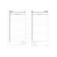 Day Planner Calendar Year 2026 Diary/Planner, Day to Page - with Appointments, Personal Refill