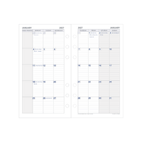 2027 Calendar Year Diary/Planner - 12 Month Personal Month to View - Refill - Collins Day Planners Range