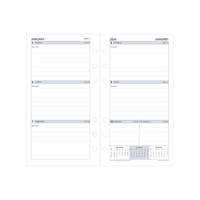 Day Planner Calendar Year 2026 Diary/Planner, Week to View, Personal Refill