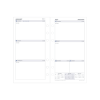 2027 Calendar Year Diary/Planner - 12 Month Personal Week to View Unruled - Refill - Collins Day Planners Range