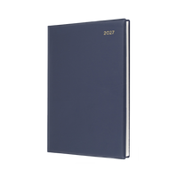 2027 Calendar Year Diary/Planner - 12 Month Manager Day to Page - PVC Cover - Collins Belmont Range