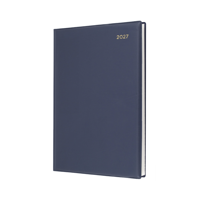 2027 Calendar Year Diary/Planner - 12 Month Manager Day to Page - PVC Cover - Collins Belmont Range
