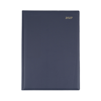2027 Calendar Year Diary/Planner - 12 Month Manager Day to Page - PVC Cover - Collins Belmont Range