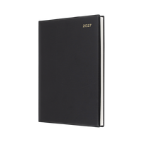 2027 Calendar Year Diary/Planner - 12 Month Manager Day to Page - PVC Cover - Collins Belmont Range