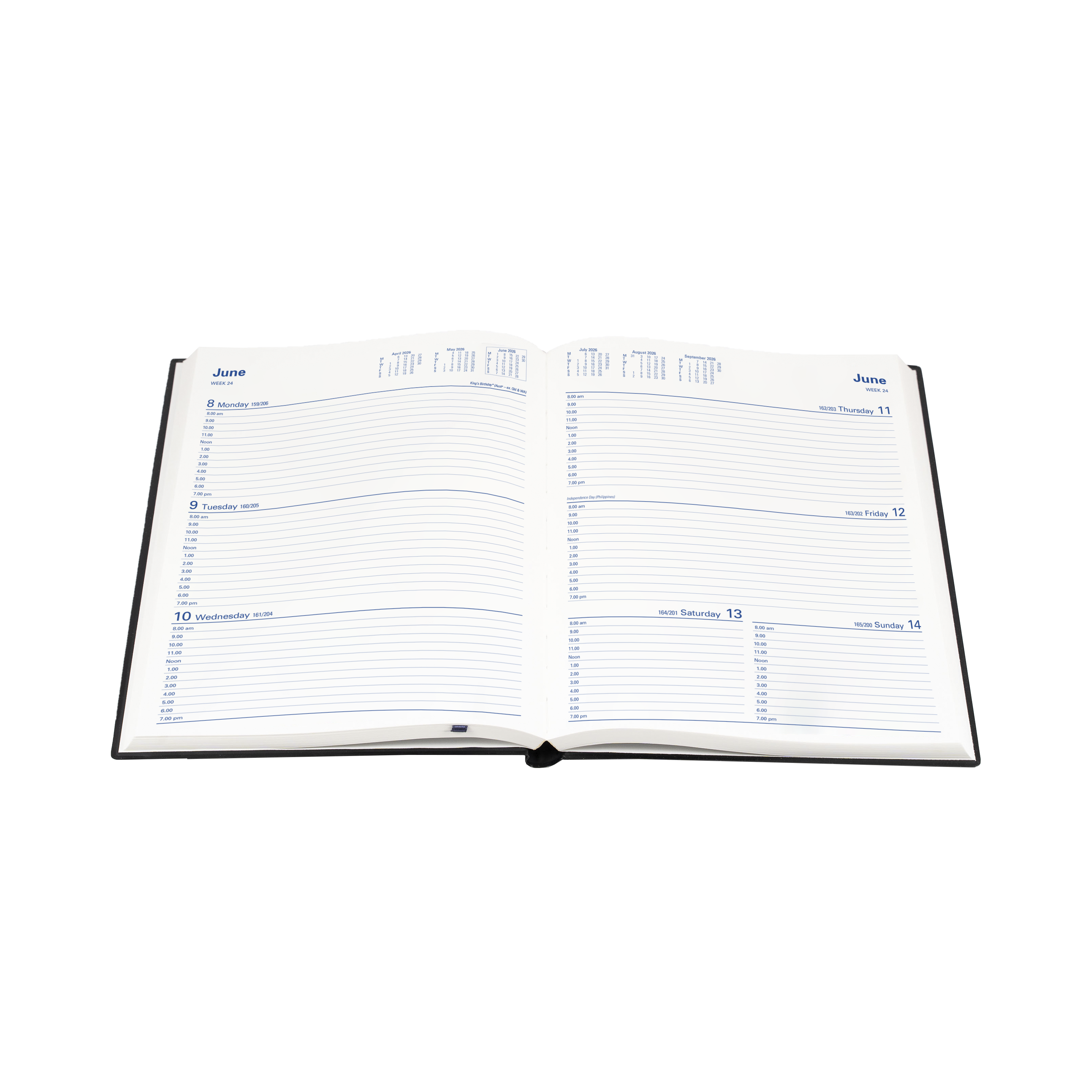 Belmont Calendar Year 2026 Diary/Planner, Week to View, Manager Hard Cover
