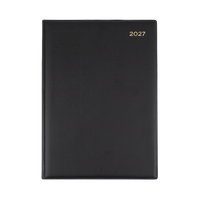 2027 Calendar Year Diary/Planner - 12 Month Manager Week to View - PVC Cover - Collins Belmont Range