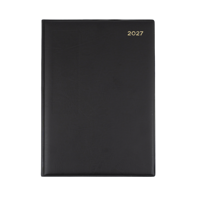 2027 Calendar Year Diary/Planner - 12 Month Manager Week to View - PVC Cover - Collins Belmont Range