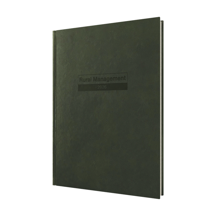 Farmer/Rural Management Diary Calendar Year 2026 Diary/Planner, 2 Days to a Page, A4 Hard Cover