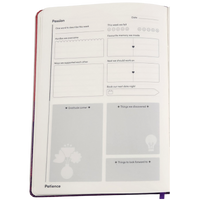 Relationship Journal - A5, Hard Cover in Red - Jumble and Co. Journal Range - Passion and Patience Relationship Journal